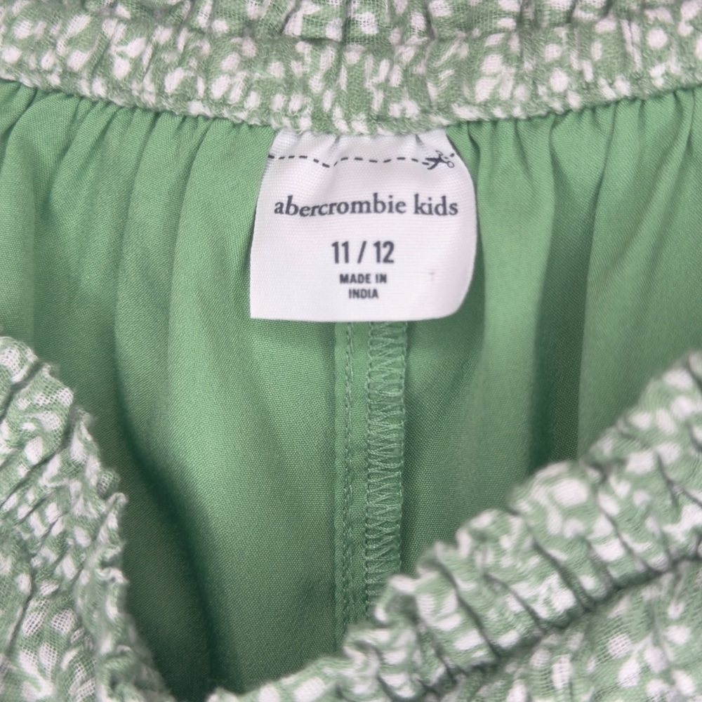 Abercrombie Kids Mint Floral Skort - Picture 3 of 3